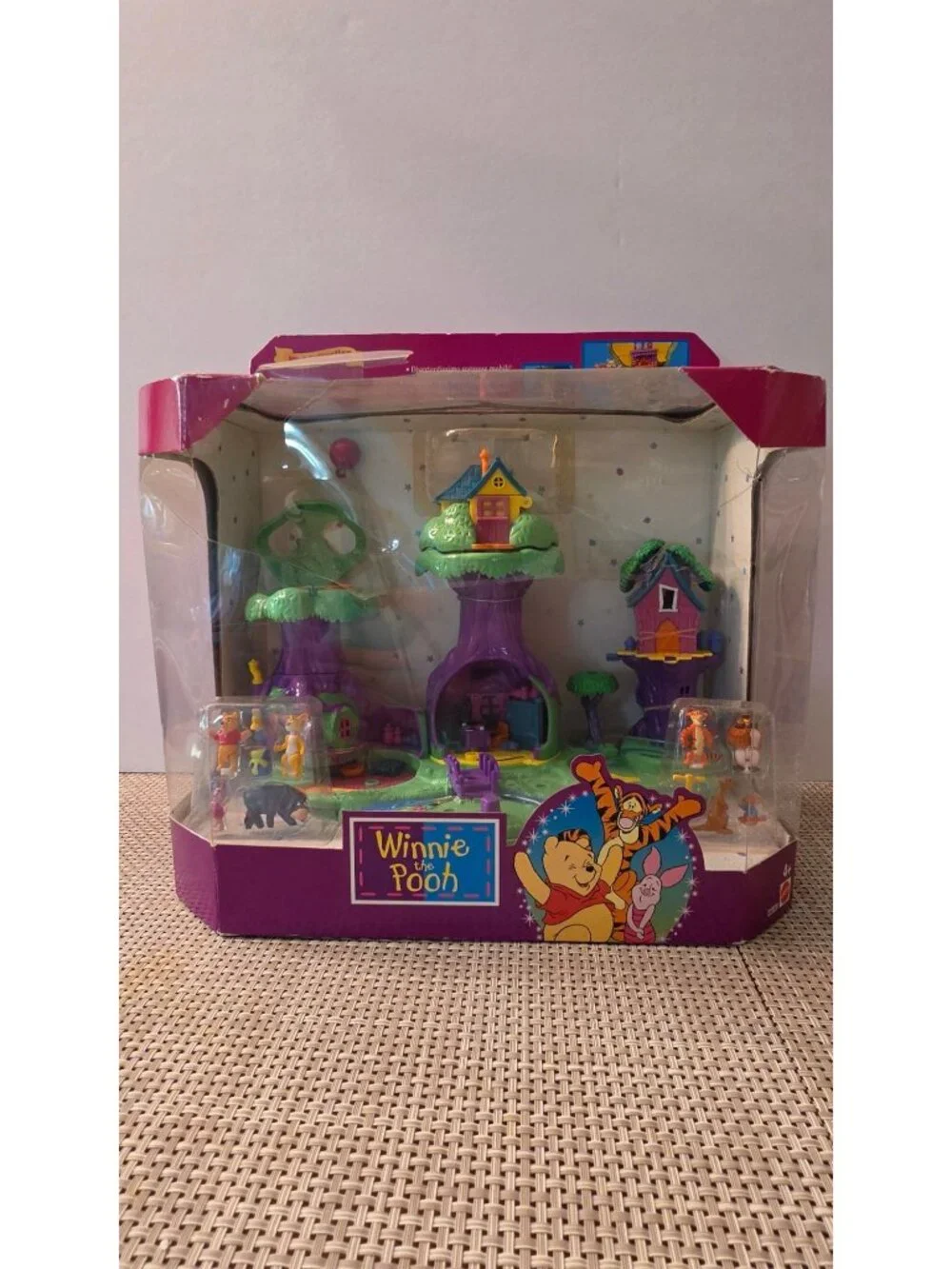 rare vtg DISNEY WINNIE THE POOH HUNDRED ACRE WOOD TREEHOUSE PLAYSET polly pocket
